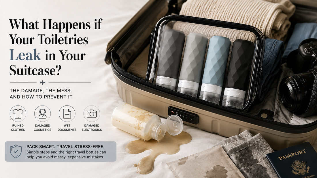 What Happens if Your Toiletries Leak in Your Suitcase? How to Prevent Travel Disasters